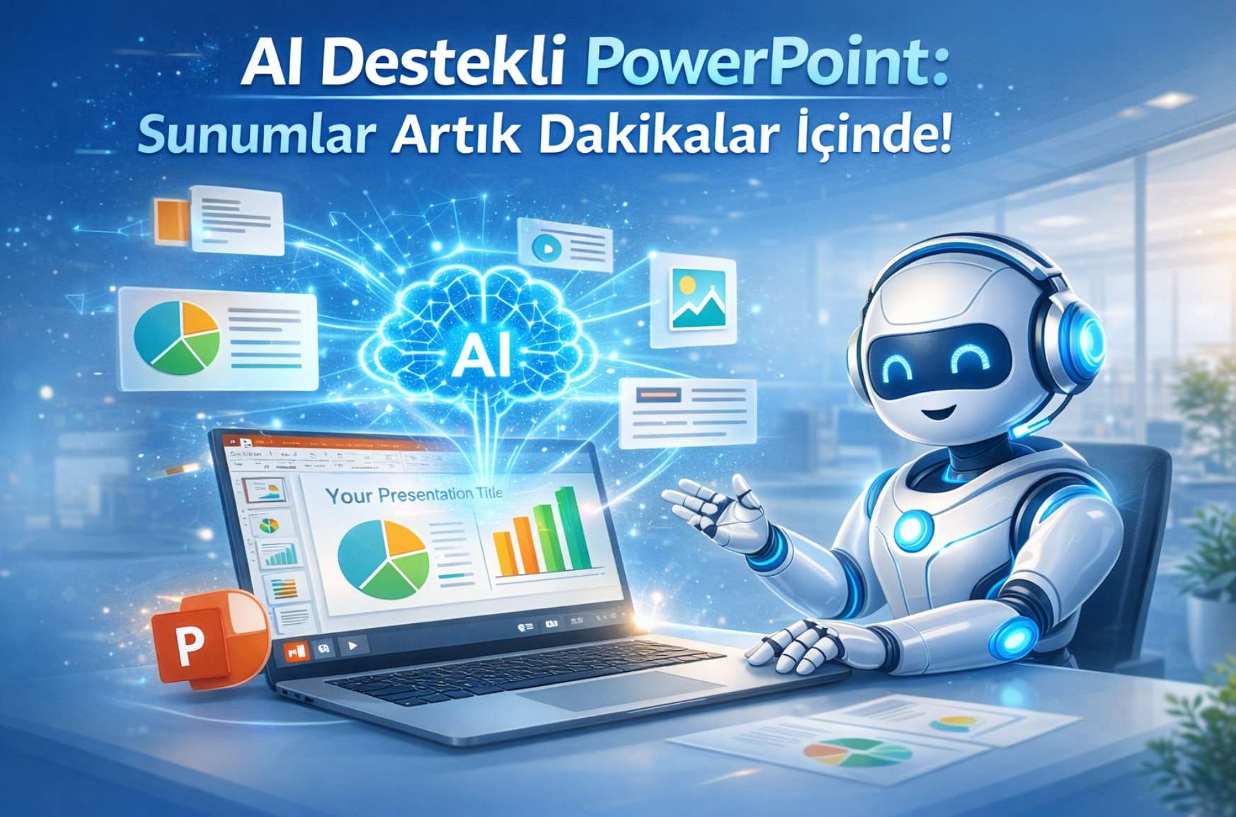 AI Destekli PowerPoint: Sunumlar Artık Dakikalar İçinde!