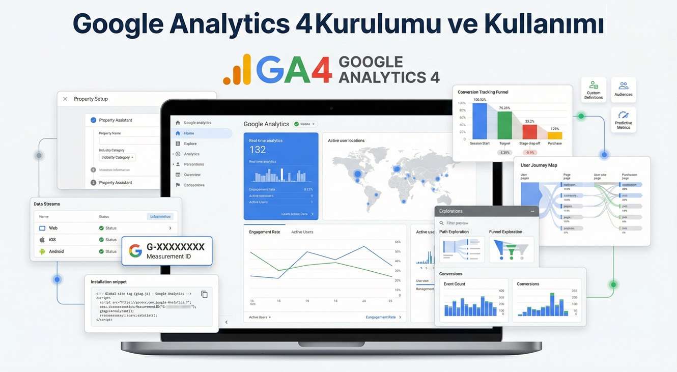 Google Analytics 4 (GA4) Kurulumu ve Kullanımı