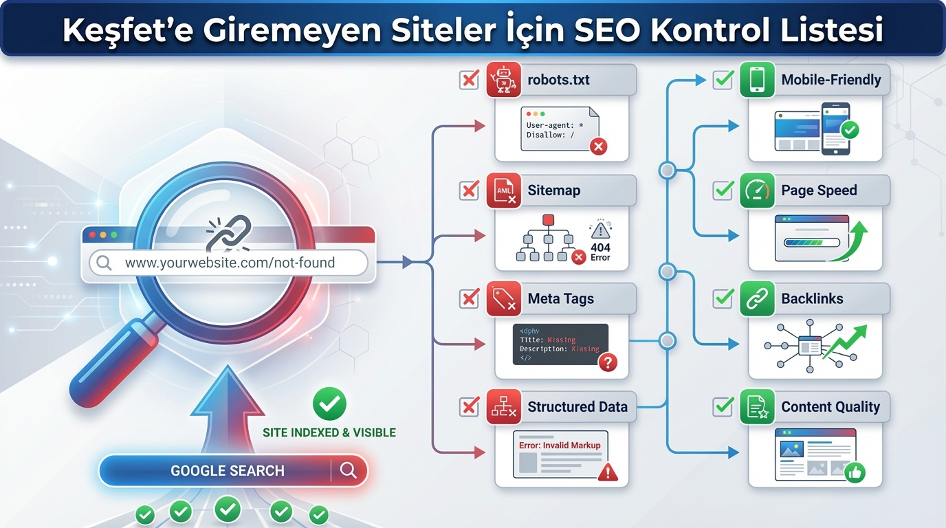 Keşfet’e Giremeyen Siteler İçin SEO Kontrol Listesi