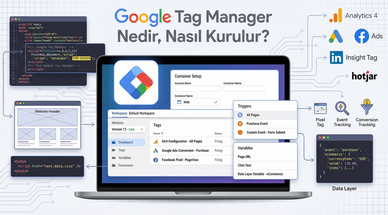 Google Tag Manager Nedir, Nasıl Kurulur?
