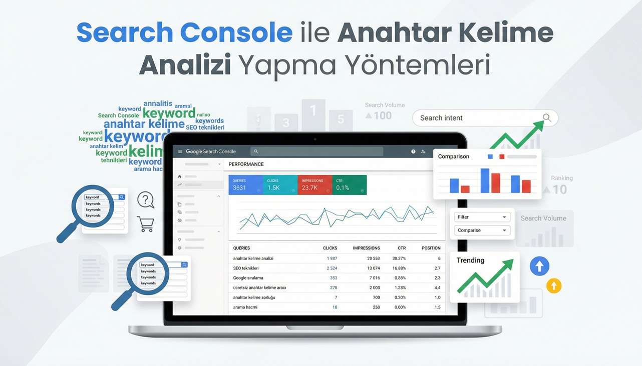 Search Console ile Anahtar Kelime Analizi Yapma Yöntemleri