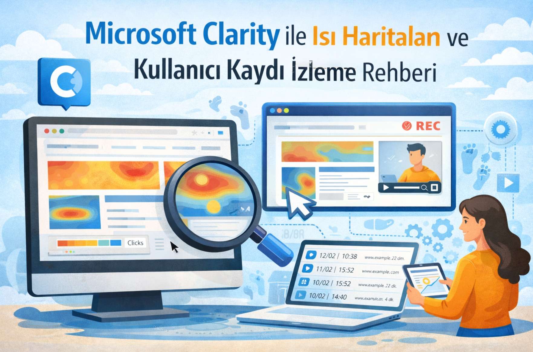 Microsoft Clarity ile Isı Haritaları ve Kullanıcı Kaydı İzleme Rehberi