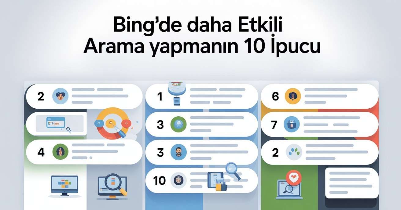  Bing’de Daha Etkili Arama Yapmanın 10 İpucu