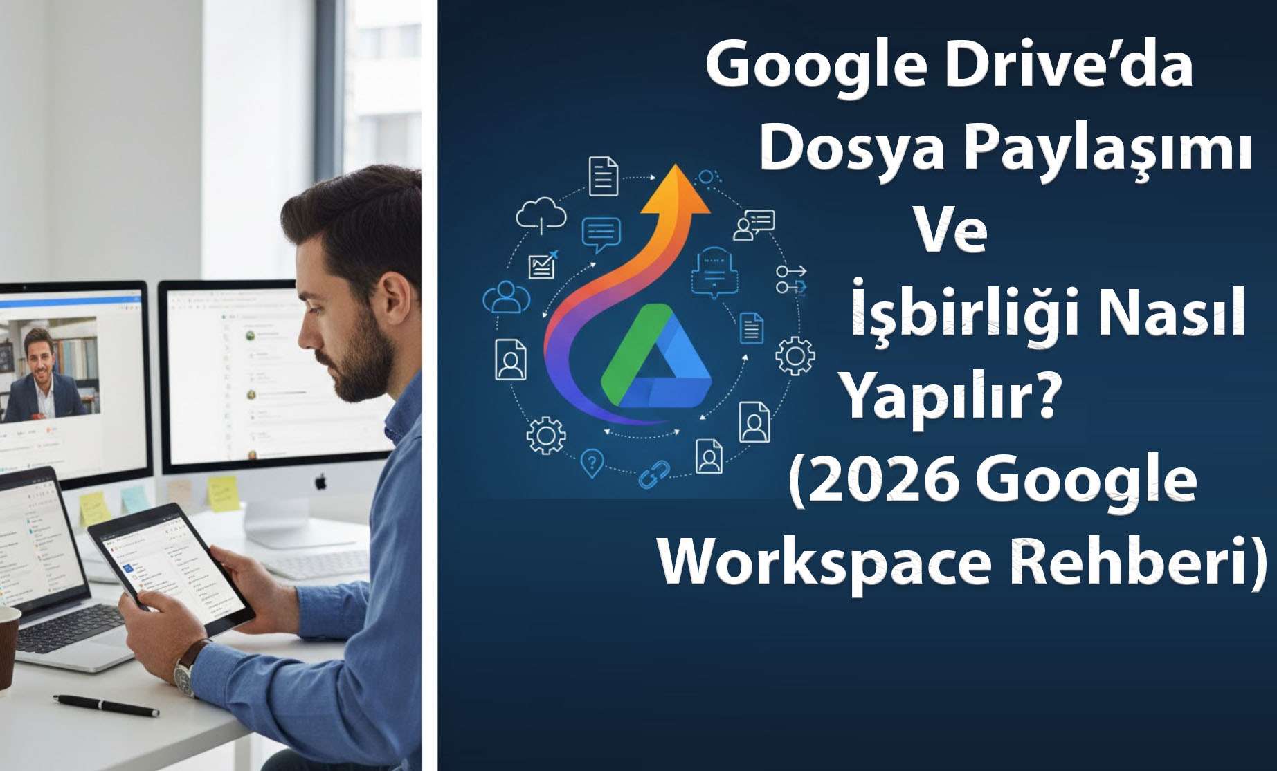 Drive’da Dosya Paylaşımı ve İşbirliği Nasıl Yapılır? (2026 Google Workspace Rehberi)