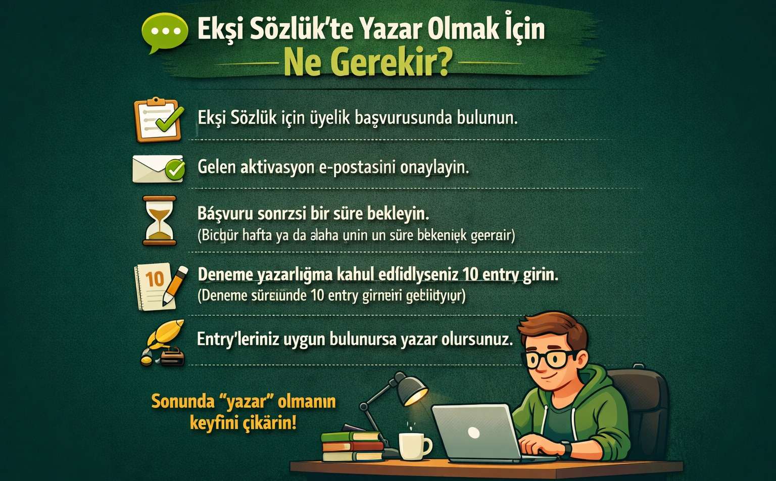 Ekşi Sözlük’te Yazar Olmak İçin Ne Gerekir?