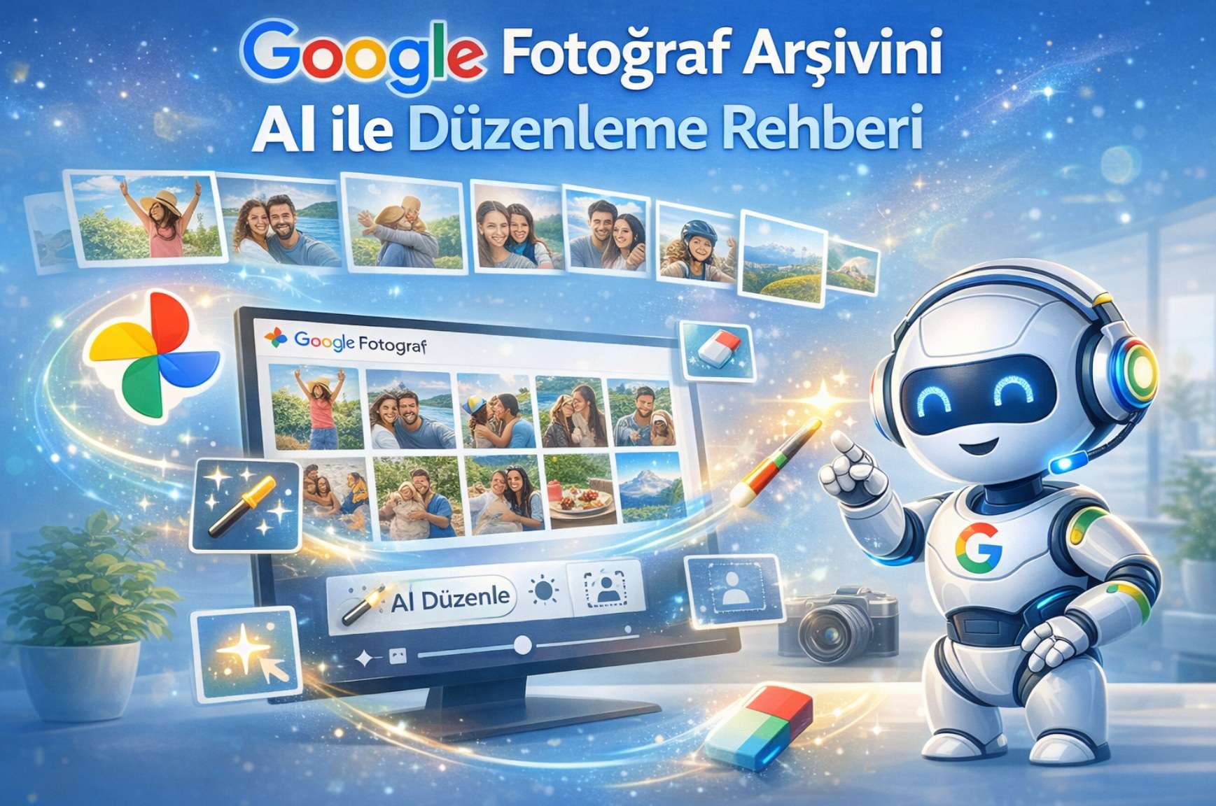 Google Fotoğraf Arşivini AI ile Düzenleme Rehberi