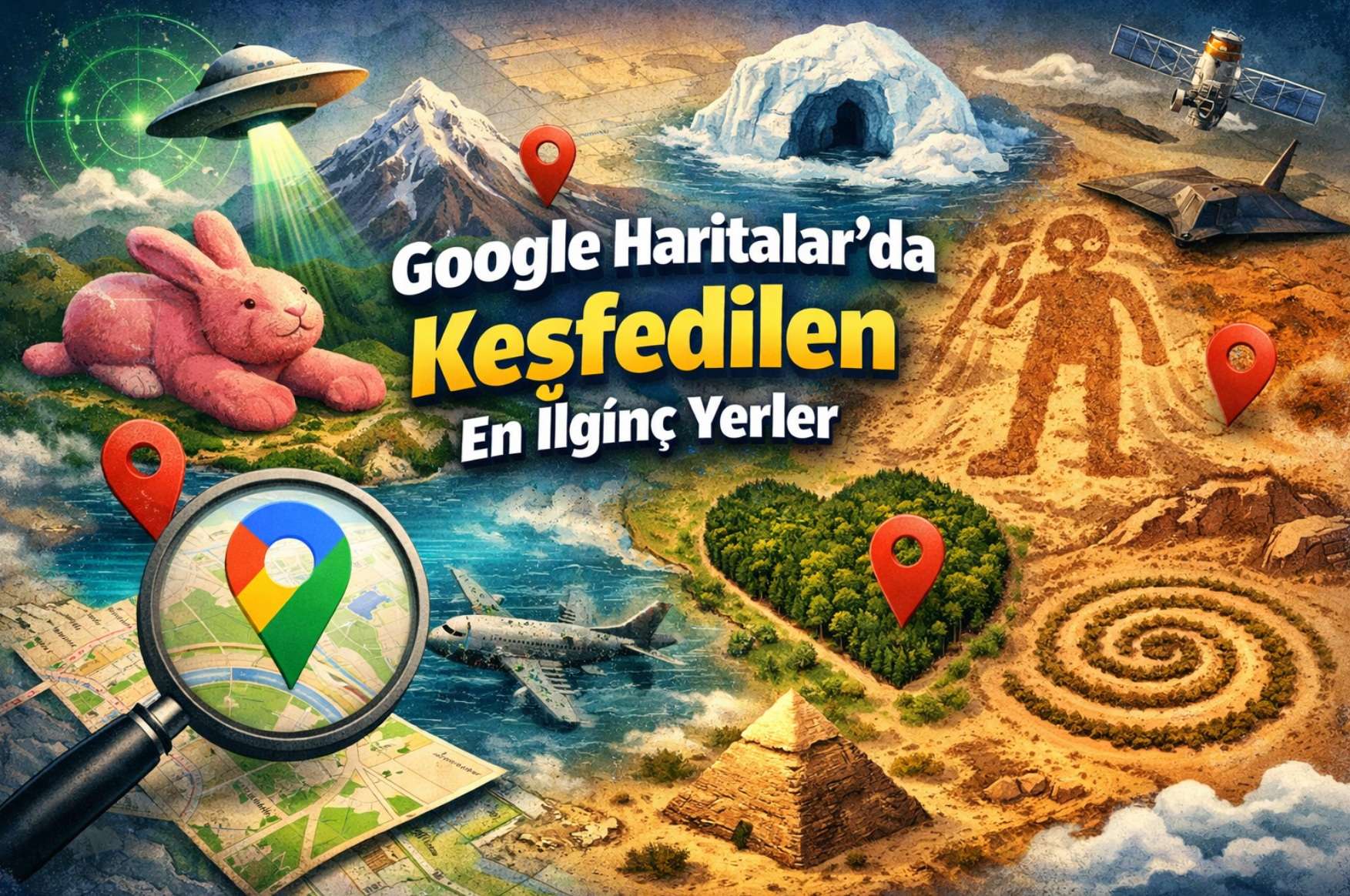 Google Haritalar’da Keşfedilen En İlginç Yerler